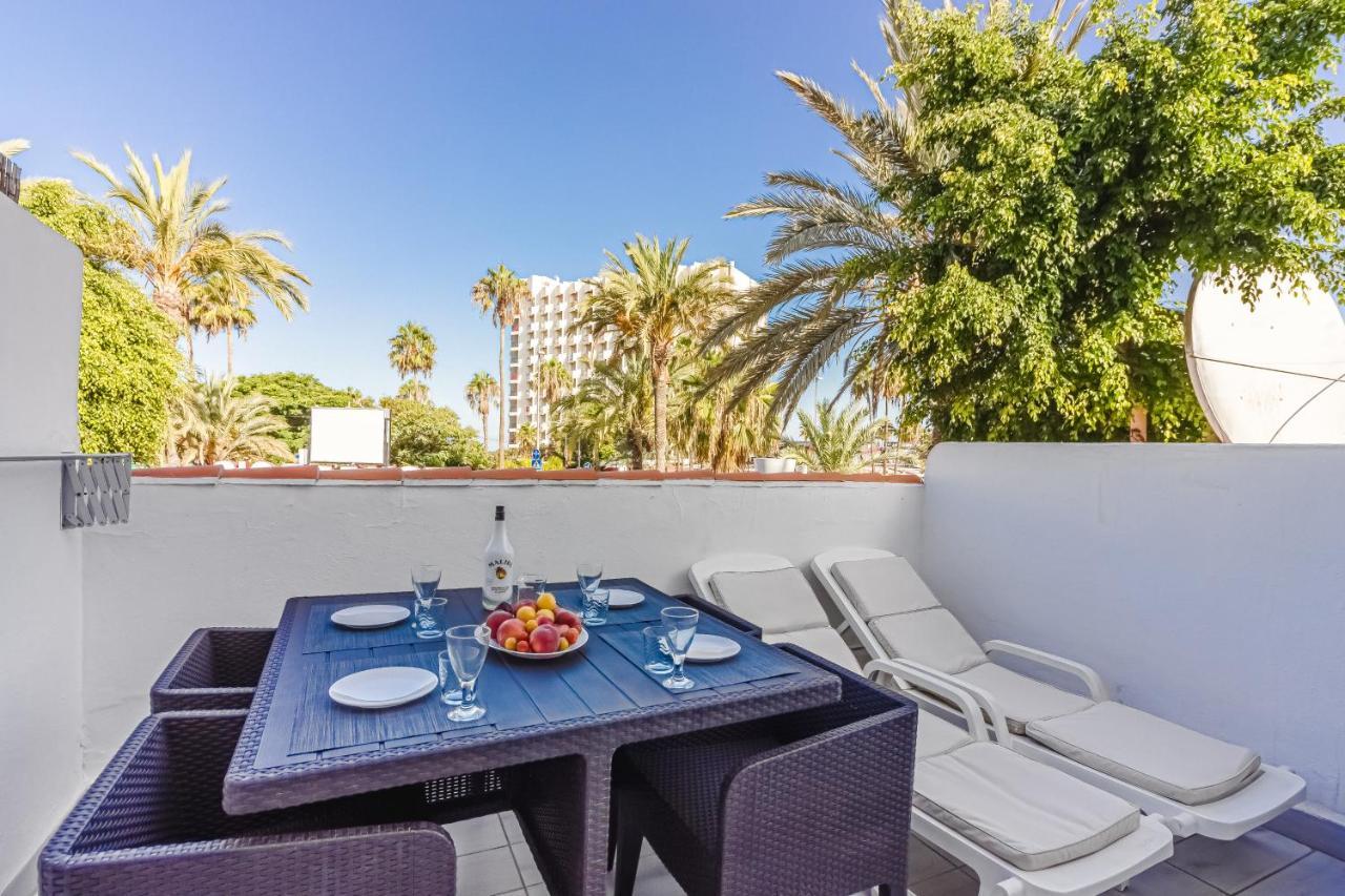 Fantastic Large Studio In Front Of Beach Heated Pool Wifi Arona  Exterior foto