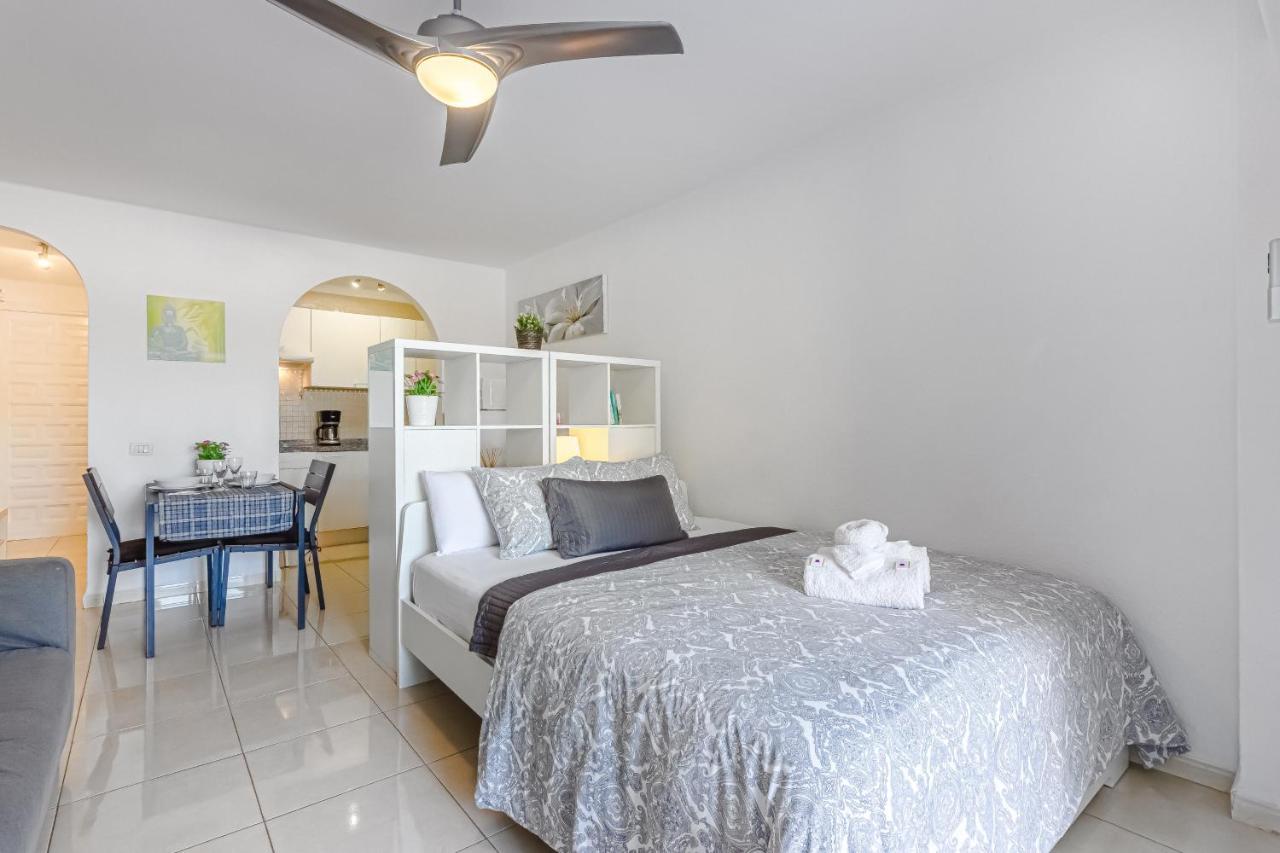 Fantastic Large Studio In Front Of Beach Heated Pool Wifi Arona  Exterior foto