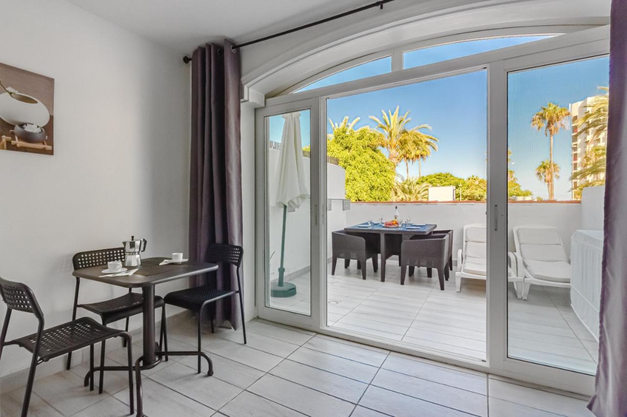 Fantastic Large Studio In Front Of Beach Heated Pool Wifi Arona  Exterior foto